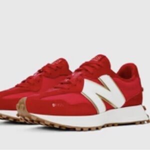 FIGS New Balance 327 Pop Red Limited Edition